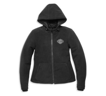 Harley Davidson Roadway Fleece Jacket Black – back view