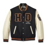 Harley Davidson 120th Varsity Jacket Black Beauty – front view