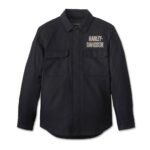Harley Davidson Operative Black Jacket – front view
