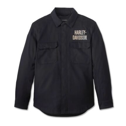 Harley Davidson Operative Black Jacket – front view