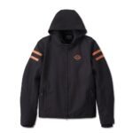 Harley Davidson Ovation Textile Jacket Black Beauty/Vintage Orange – front view