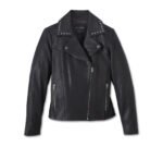 Harley Davidson Eagle Studded Jacket Black – back view