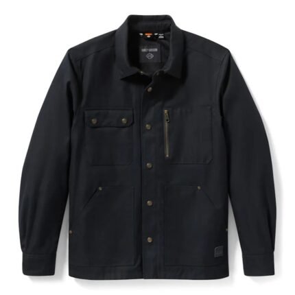 Harley Davidson Chore Riding Jacket Black – front view