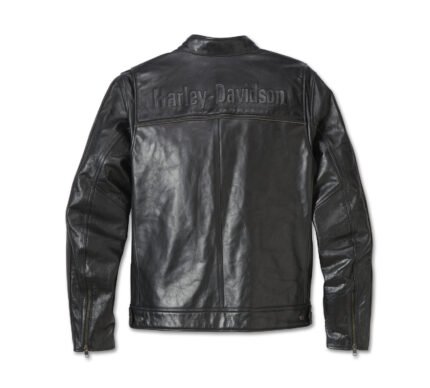Harley Davidson Flex Cafe Racer Jacket Black – back view