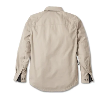 Harley Davidson Mens Operative Jacket Vintage Khaki – back view