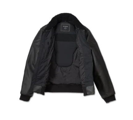 Harley Davidson Accolade Leather Jacket Black – back view