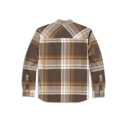 Harley Davidson Between Shirt Jacket Java/Coffee – back view