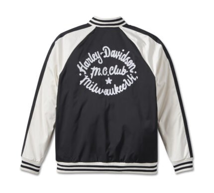 Harley Davidson Club Crew Jacket Black Beauty – back view