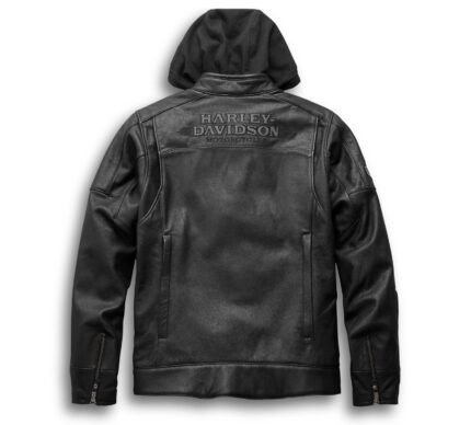 Harley Davidson Swingarm Leather Jacket – back view
