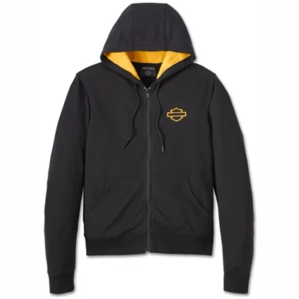 Harley Davidson Unison 3 in 1 Jacket Harley Black – back view