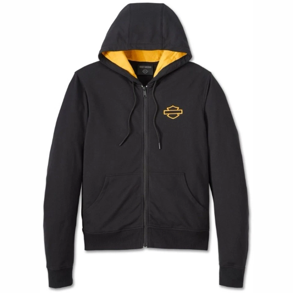 Harley Davidson Unison 3 in 1 Jacket – Men's Triple Vent System 2.0, Harley Black 1 Harley Davidson Unison 3 in 1 Jacket Harley Black – back view
