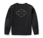 Harley Davidson Deflector Fleece Jacket Harley Black – back view