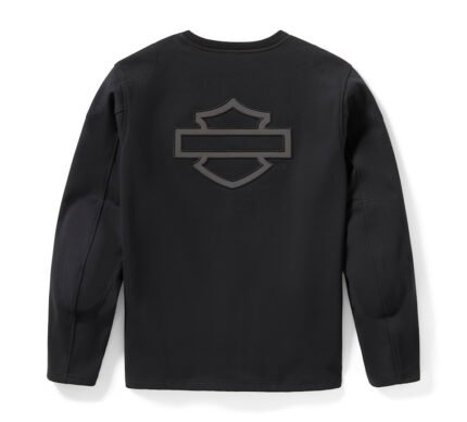 Harley Davidson Deflector Fleece Jacket Harley Black – back view