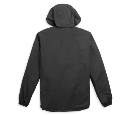 Harley Davidson Contrast Windbreaker Black Beauty – back view