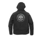 Harley Davidson Cross Fleece Jacket Black – back view