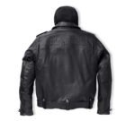 Harley Davidson Potomac Leather Jacket Black – back view