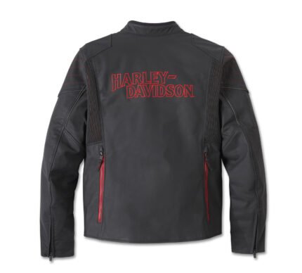 Harley Davidson Rogue Leather Jacket – back view