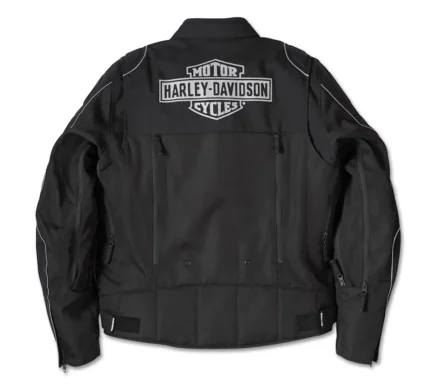 Harley Davidson Ventilator Riding Jacket Black – back view