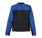 Harley Davidson Flex System Jacket Black/True Blue – back view