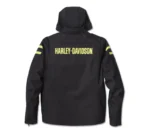 Harley Davidson Ovation Jacket Black Beauty/Wild Lime – back view