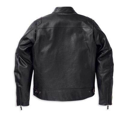 Harley Davidson Enduro Leather Jacket Black – back view