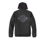 Harley Davidson Enthusiast 3 in 1 Jacket Harley Black – back view