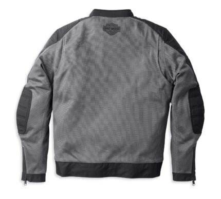 Harley Davidson Granite Mesh Jacket Grey – back view