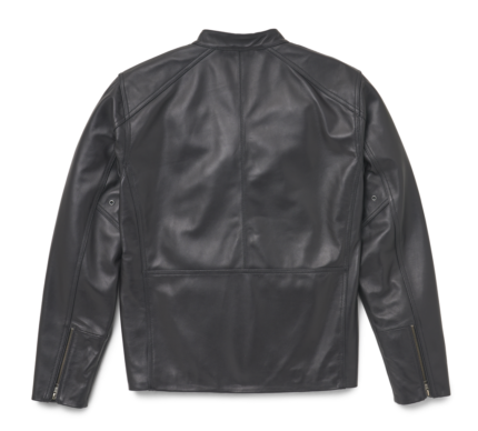 Harley Davidson Murray Leather Jacket Black – back view