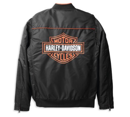 Harley Davidson Mens Timeless Jacket Black – back view