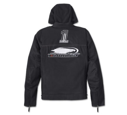 Harley Davidson Metropolitan Jacket Black Beauty – back view