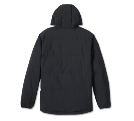 Harley Davidson Bar Shield Hooded Jacket Black Beauty – back view