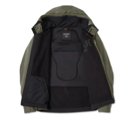 Harley Davidson Grape Leaf Fleece Jacket – back view