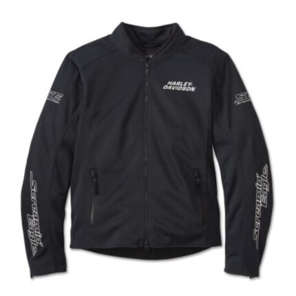 Harley Screamin Eagle Mesh Jacket Harley Black – front view