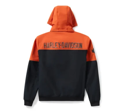 Harley Davidson Idyll Colour Jacket Harley Black/Vintage Orange – back view