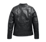 Harley Davidson Ozello Leather Jacket Black – back view
