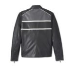 Harley Davidson Factory Leather Jacket Black Beauty – back view