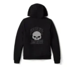 Harley Davidson Full Zip Hoodie Black – back view