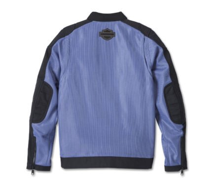 Harley Davidson Womens Zephyr Jacket Colony Blue – back view