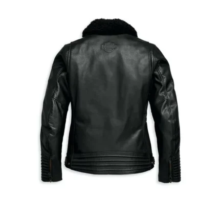 Harley Davidson Womens Maverick Jacket Black – back view