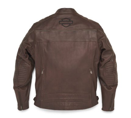 Harley Davidson 120th Triple Vent Jacket Coffee Bean – back view