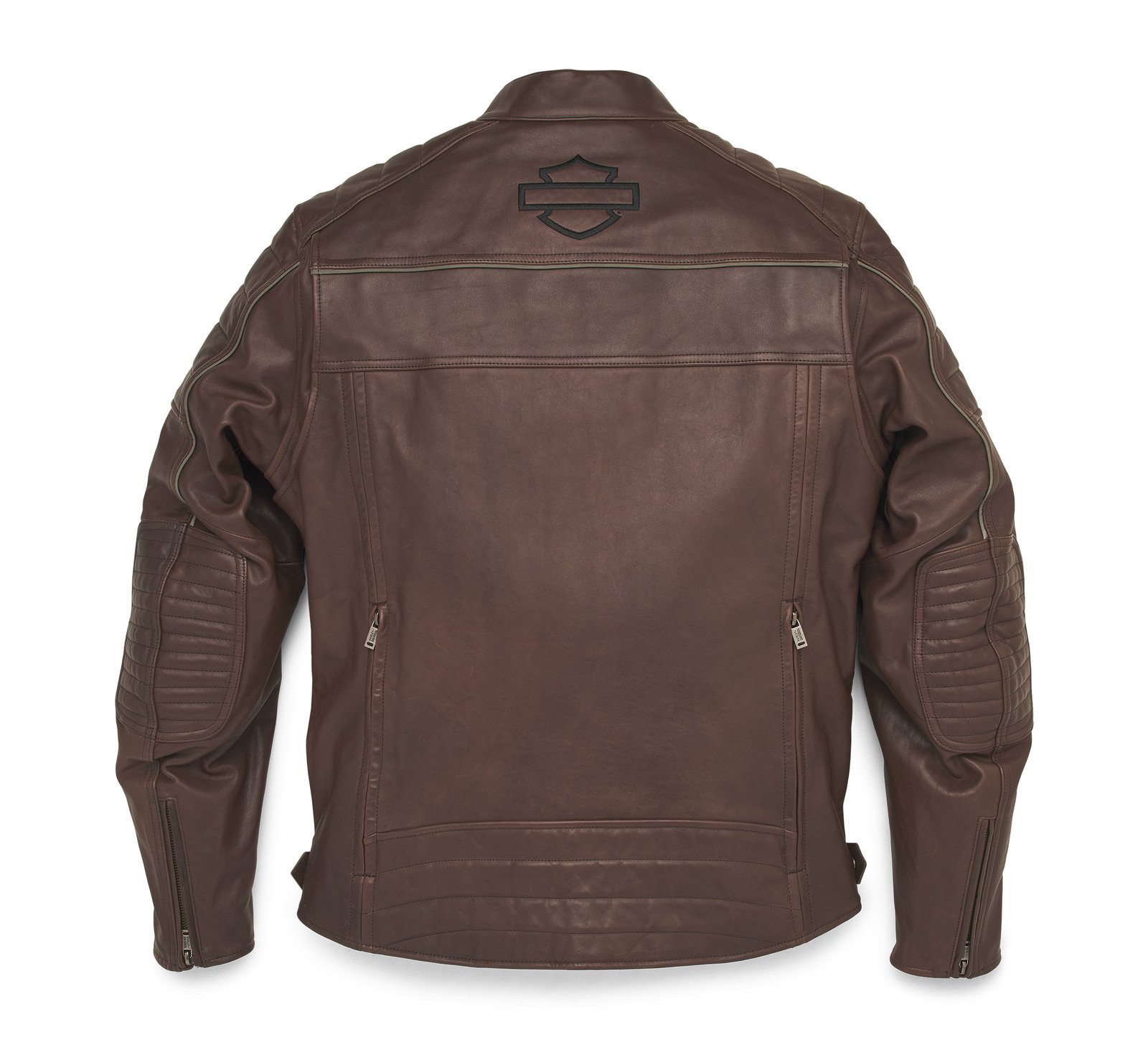 Harley Davidson 120th Triple Vent Jacket – Men's Amalgam System, Coffee Bean 1 Harley Davidson Triple Vent System Jacket Coffee Bean – back view