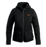 Harley Davidson Estabrook Textile Jacket Black – back view