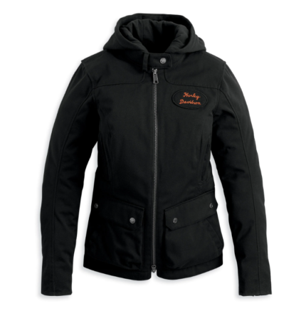 Harley Davidson Estabrook Textile Jacket Black – back view