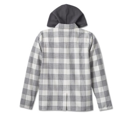 Harley Davidson Heritage Shirt Jacket YD Plaid/Cloud Dancer – back view