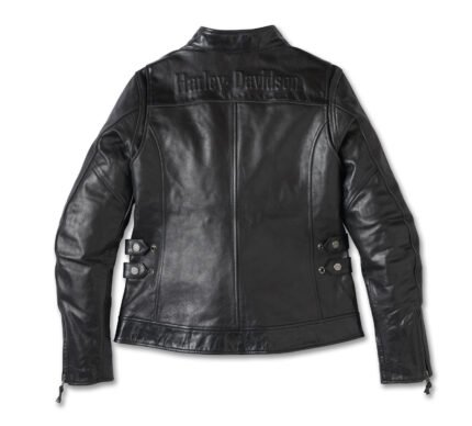 Harley Davidson Flex System Black Jacket – back view