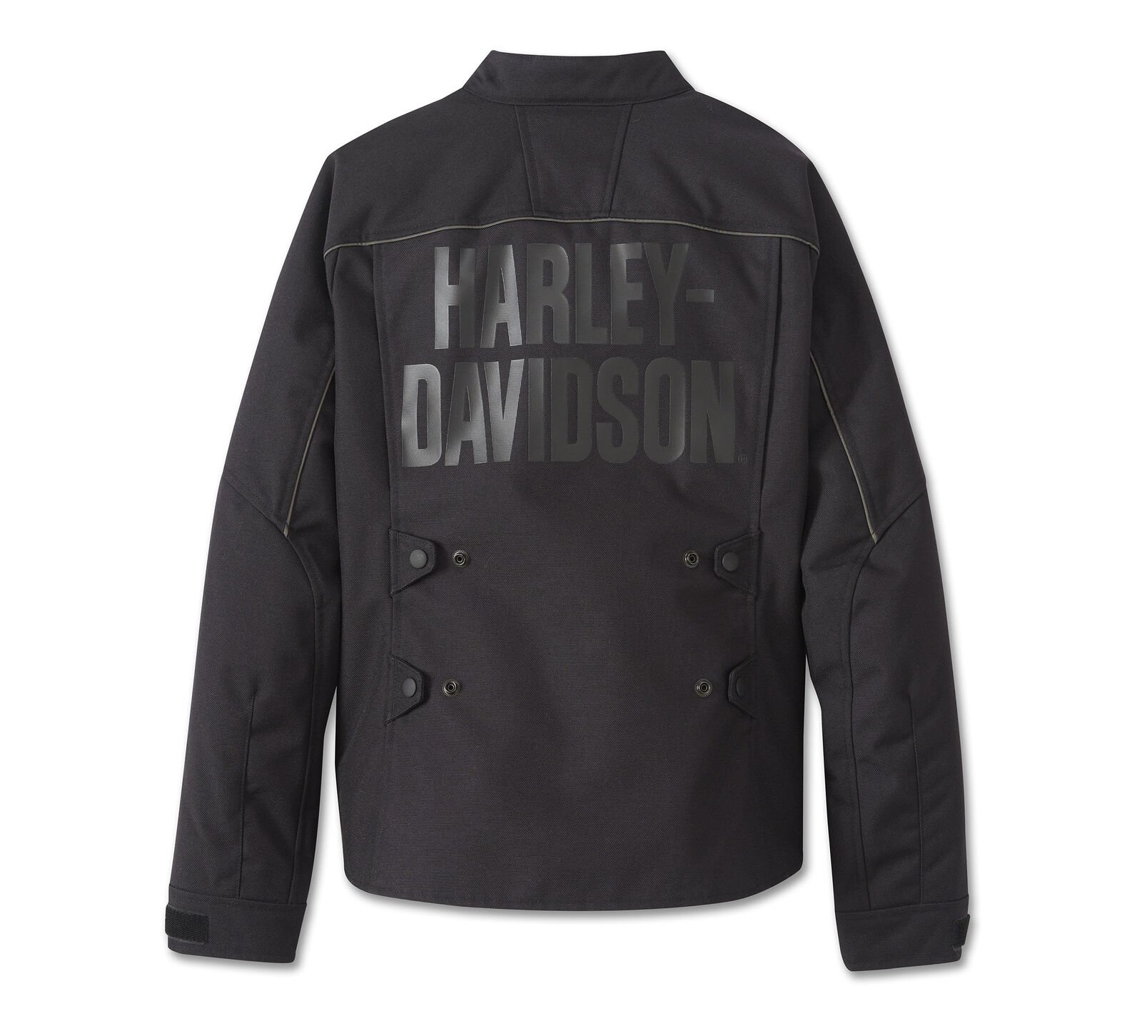 Harley Davidson Brisa Riding Jacket – Women's Textile, Black 1 Harley Davidson Riding Jacket Black Black – back view