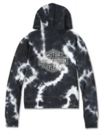 Harley Davidson Bar Shield Hoodie Tie Dye – back view