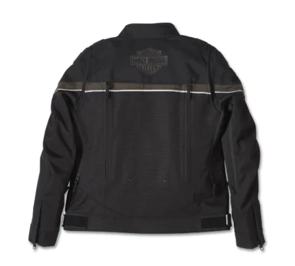 Harley Davidson Switchback Riding Jacket Black – back view