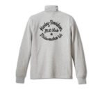 Harley Davidson Hill Climber Crew Jacket Light Grey Heather – back view
