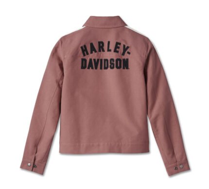 Harley Davidson Wild Seed Twill Jacket Light Mahogany – back view
